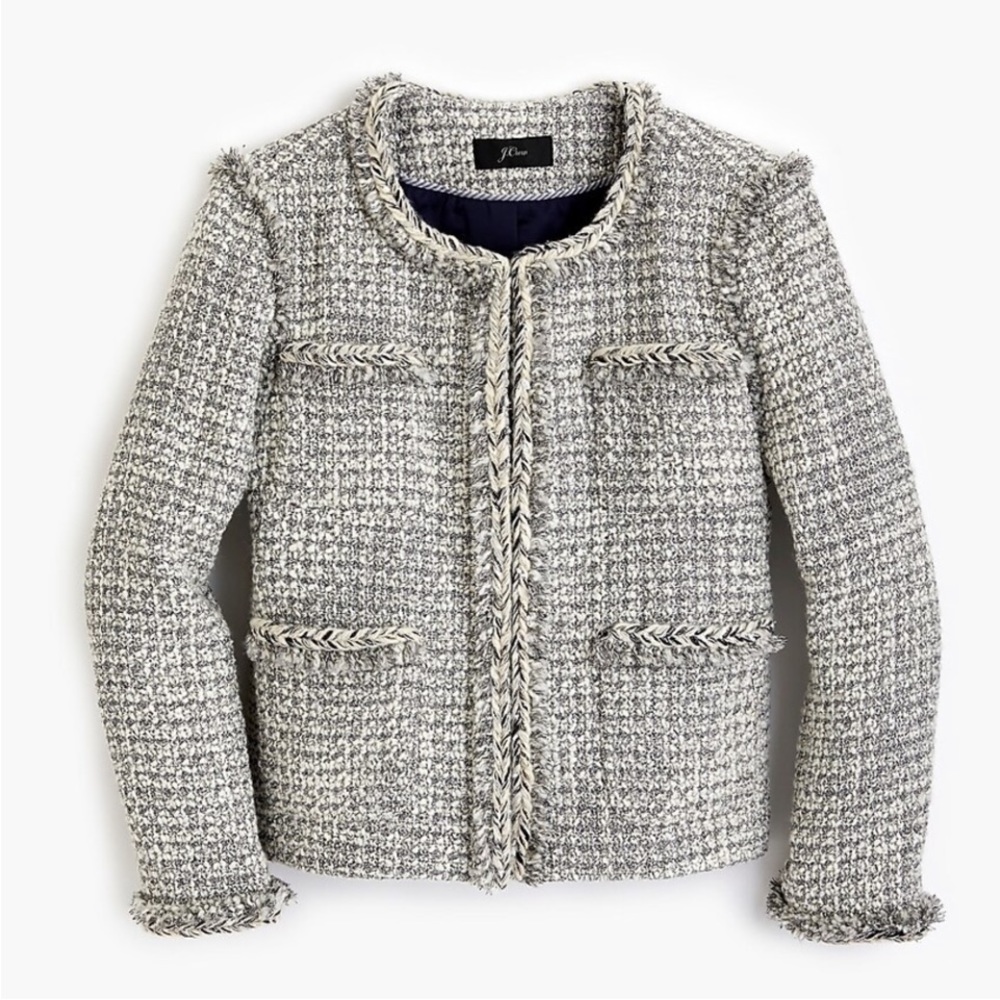 J. Crew Gray Tweed Jacket